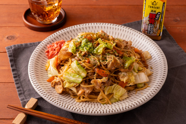 コクうま！魅惑の背徳焼きそば！